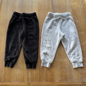 Toddler Boy - Size 2T - Black and Gray Jogger Sweatpants